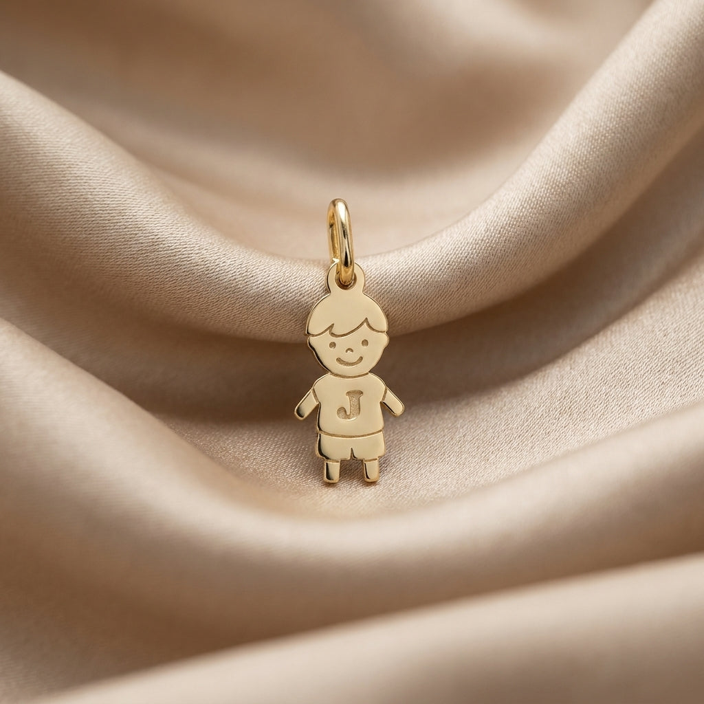 Pendentif enfant Or massif personnalisé