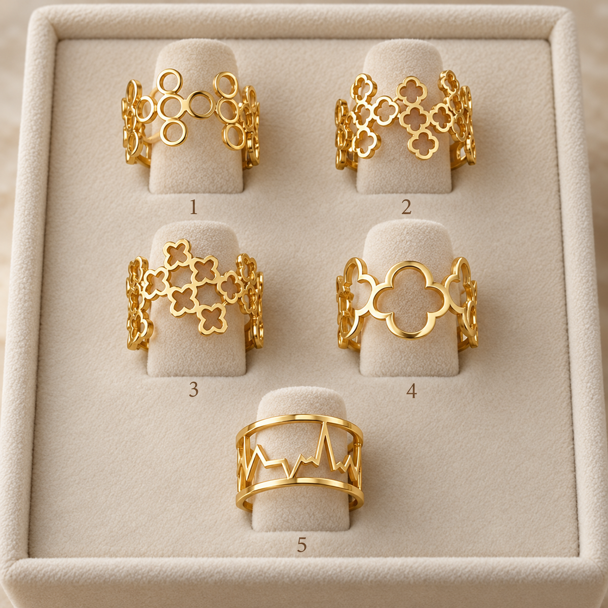 Bague Claire en Or Jaune 18K