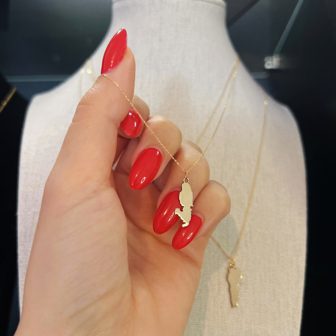 Collier Pays avec Gravure