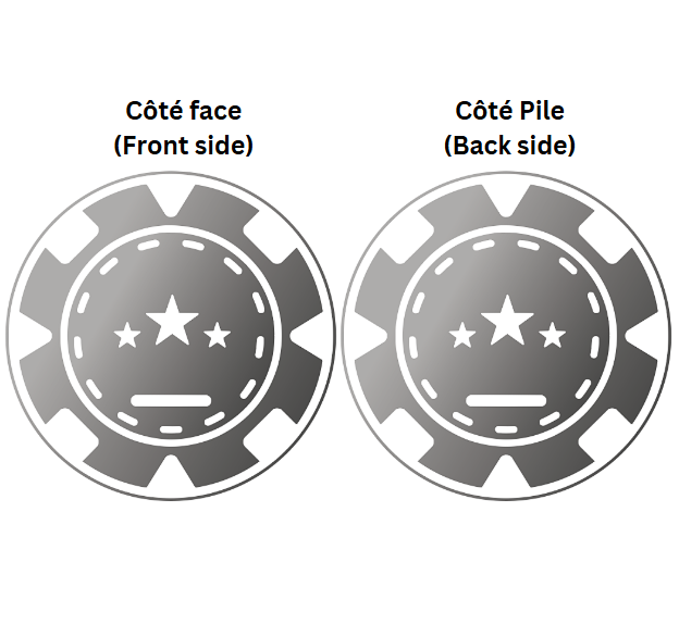 Jeton de poker gravé personnalisé