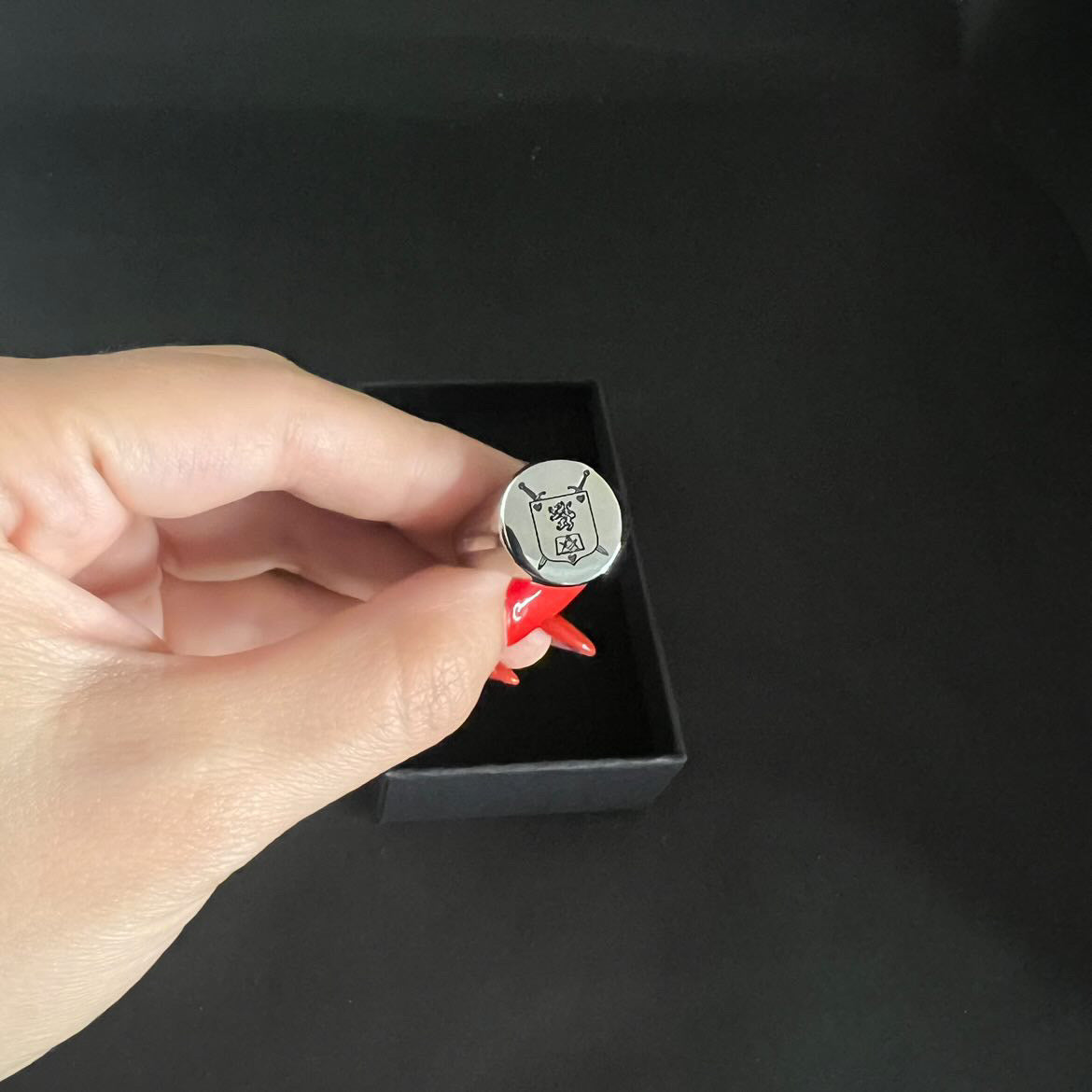 Chevalière gravée et personnalisée
