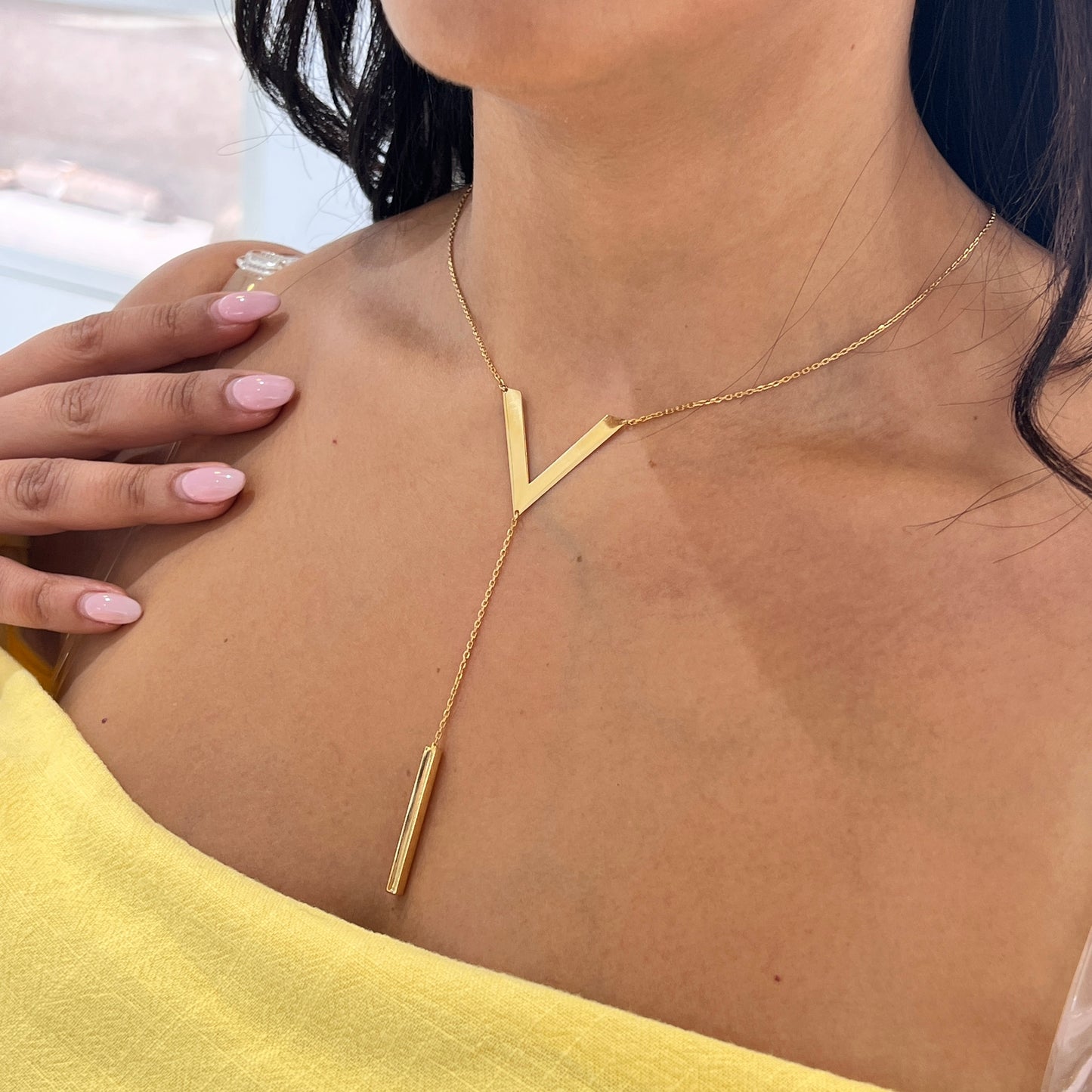 Collier Veel en Or Jaune 18K