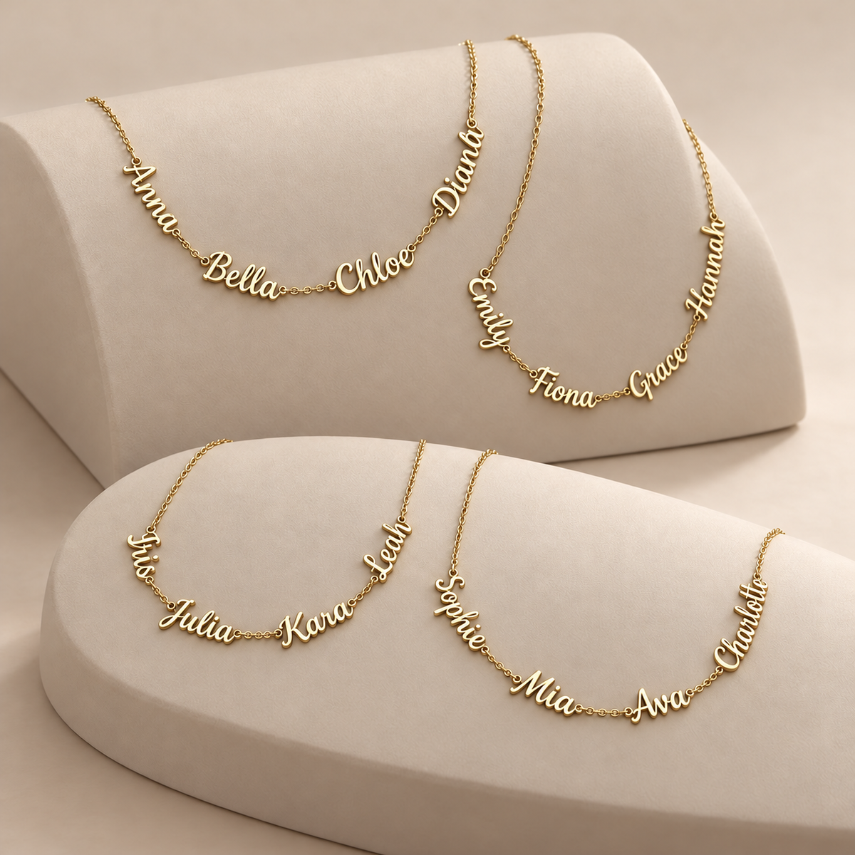 Salomé – Collier prénom personnalisé fin en Or