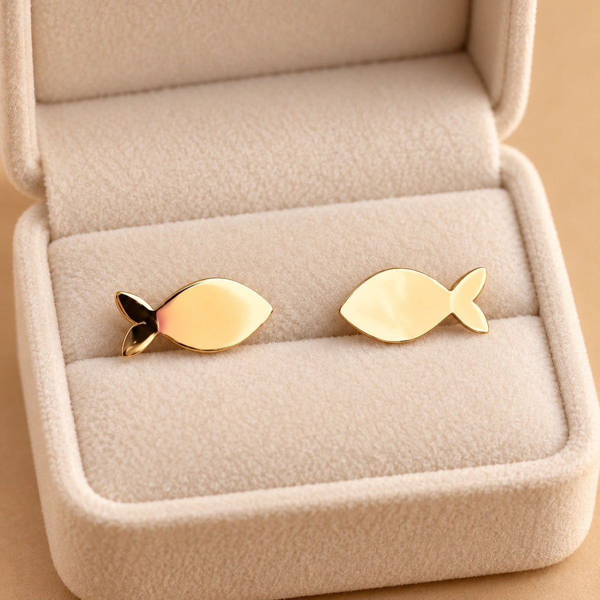 Boucles d’oreilles à motif poisson