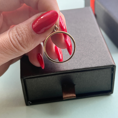 Monture en or 18 carats pour pièce 10 ou 20 Francs