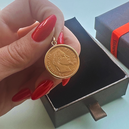 Pendentif pièce investissement et monture