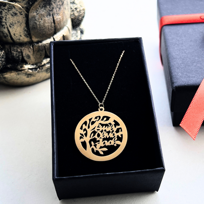 Collier arbre de vie en Or 9K/18K