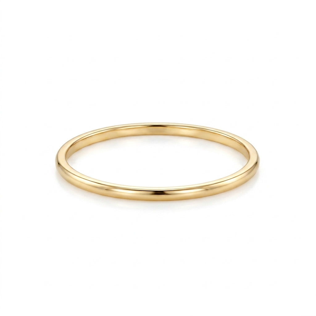 Sira – Bague fine en or jaune 18 carats - Or massif 18 carats - Or jaune - présenté dans un écrin cadeau de luxe
