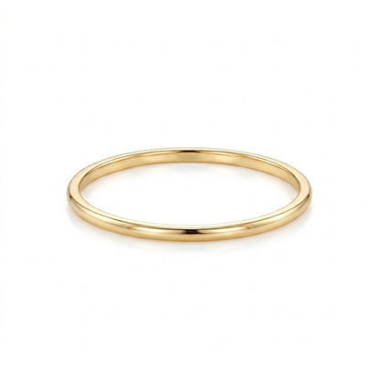 Sira – Bague fine en or jaune 18 carats - Or massif 18 carats - Or jaune - présenté dans un écrin cadeau de luxe