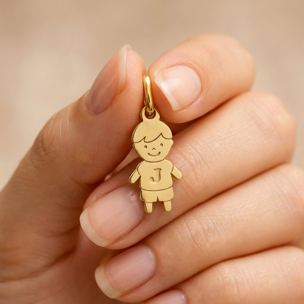 Pendentif enfant Or massif personnalisé