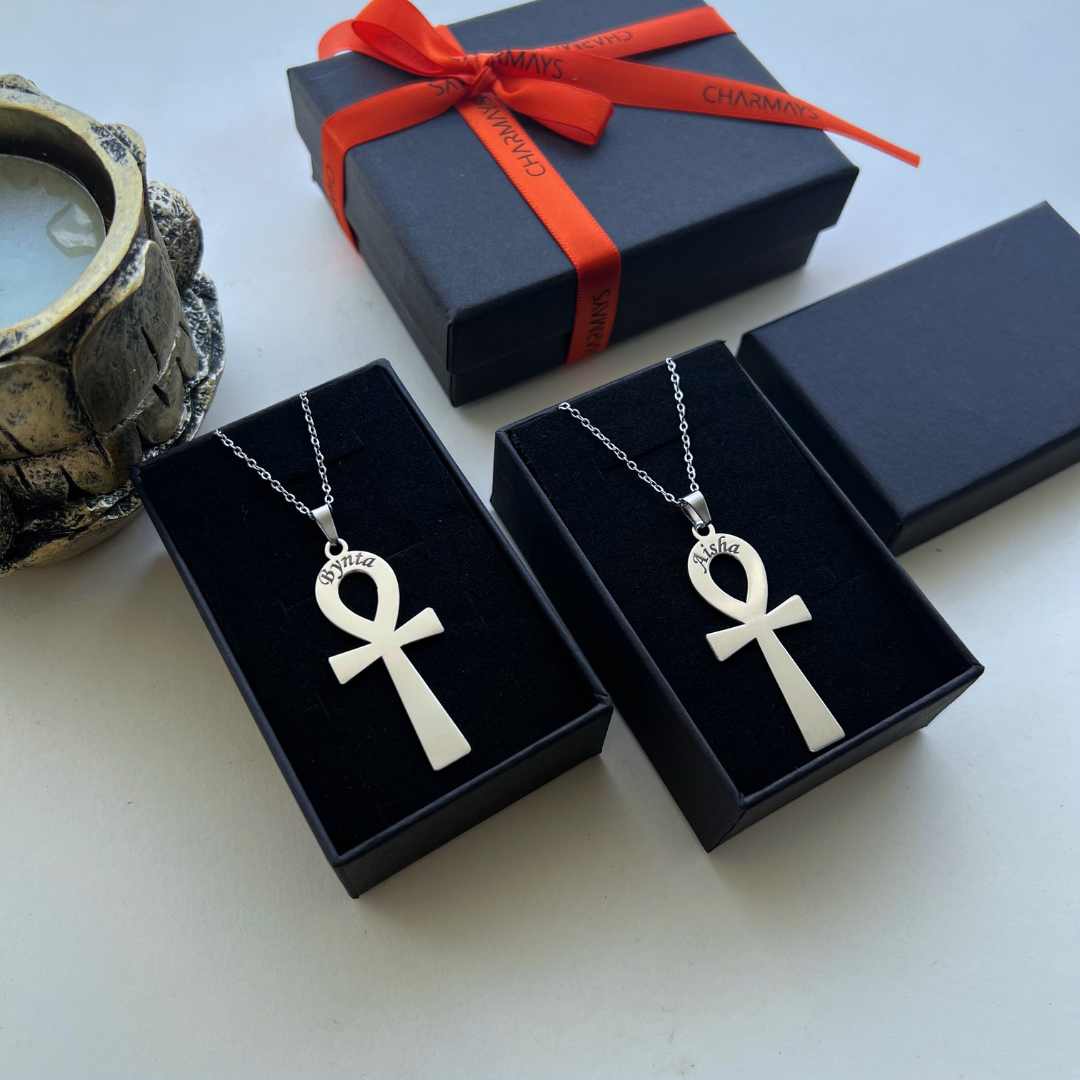 Collier et Pendentif Ankh en Argent