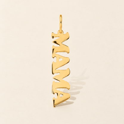 Pendentif MAMA - Lettres majuscules en Or