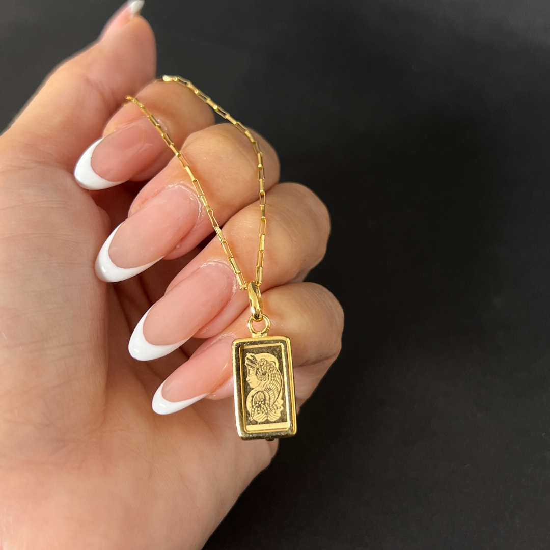 Collier Lingotin Lady Fortuna 1g
