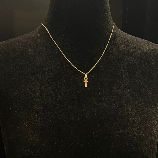 Collier avec pendentif Ankh 9 carats