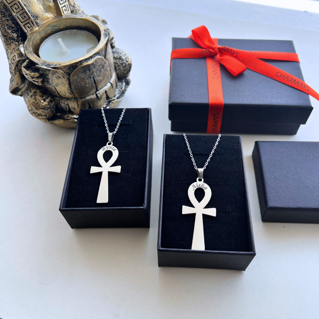 Collier et Pendentif Ankh en Argent