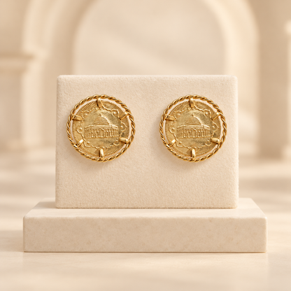 Boucles d'oreille gravé symbole au choix