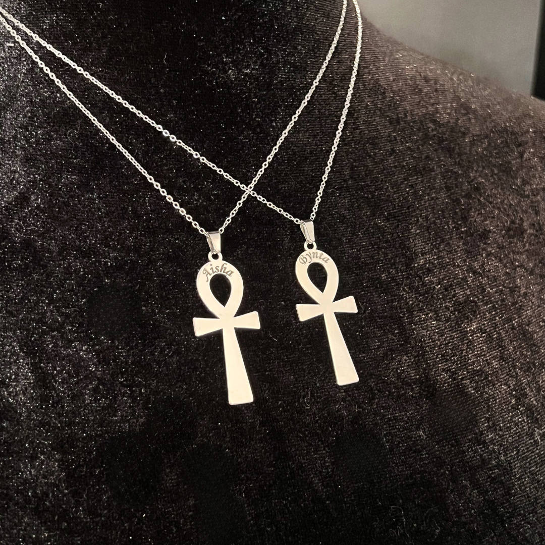 Collier et Pendentif Ankh en Argent