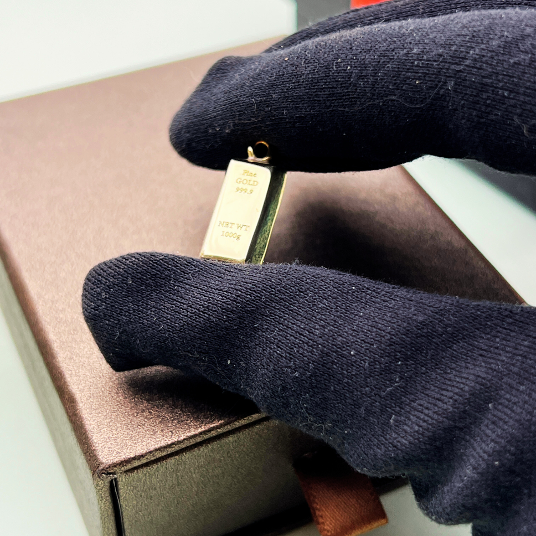 Collier Lingot d'or 18 carats