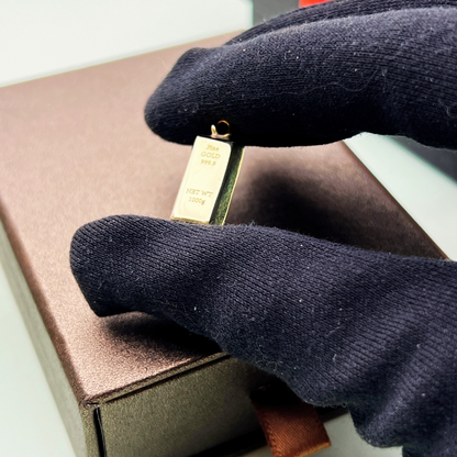 Collier Lingot d'or 18 carats