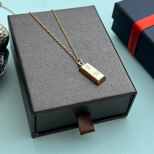 Collier Lingot d'or 18 carats