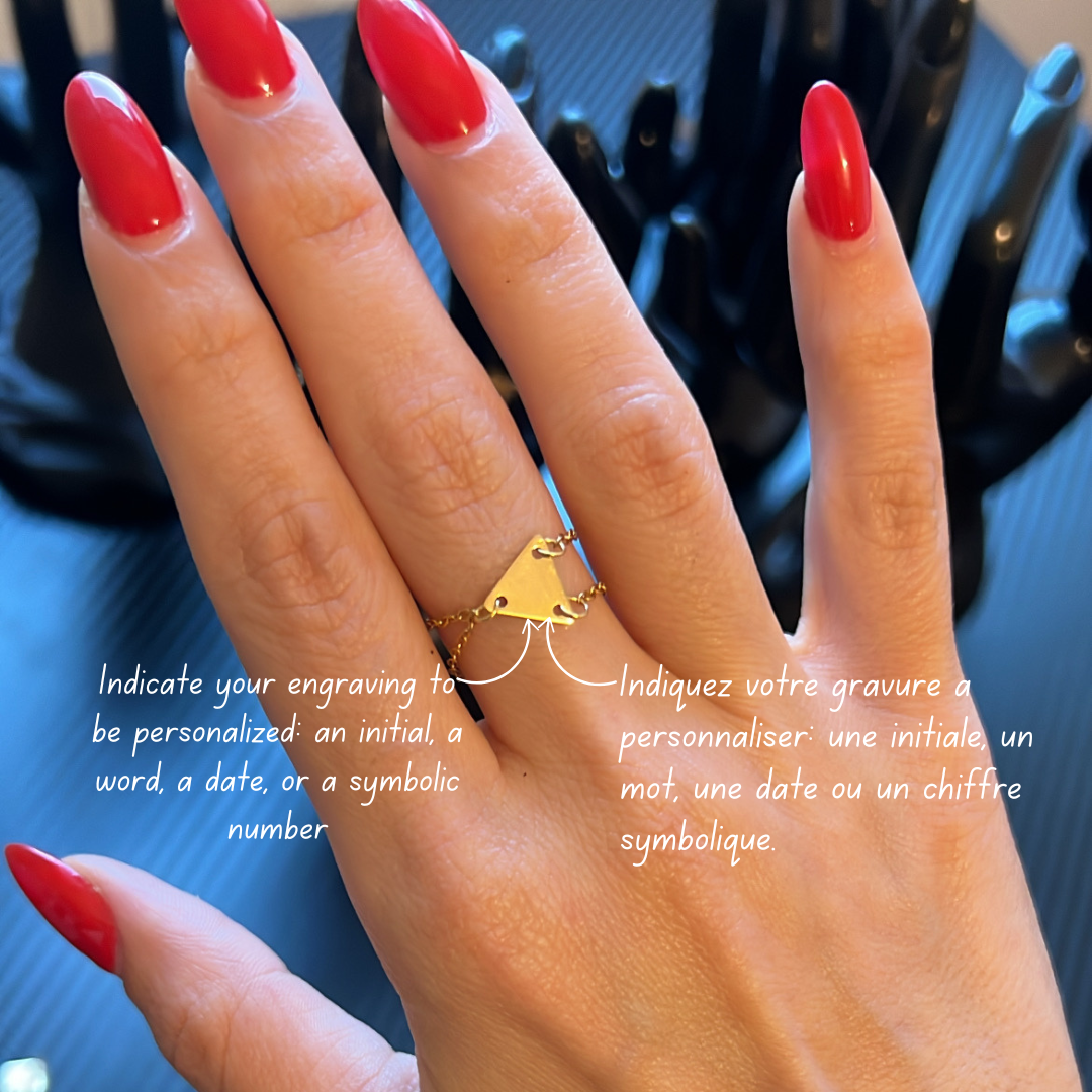 Bague Sylla en Or 9 Carats à personnaliser