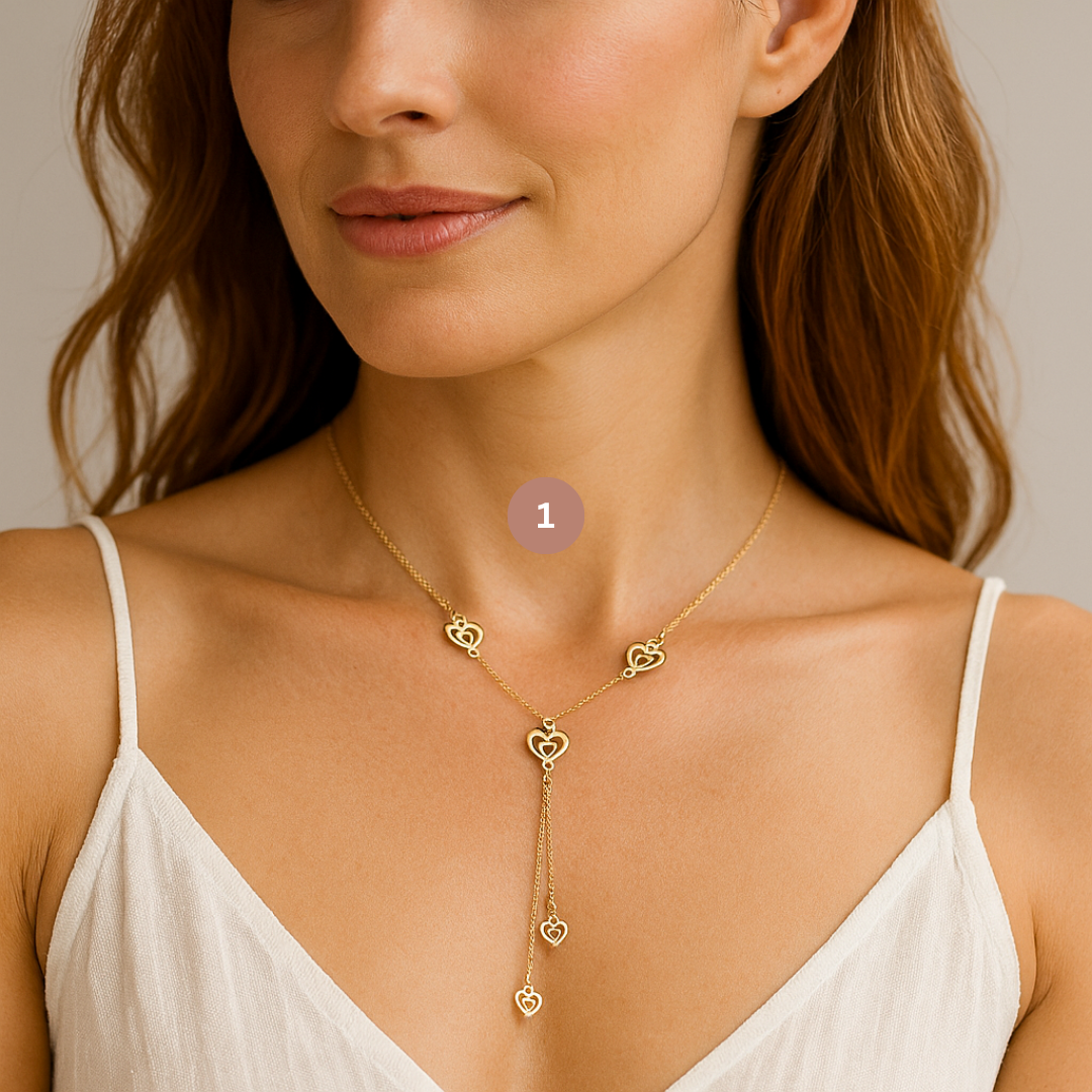 Collier motifs en Or 18K