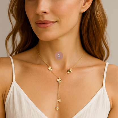 Collier motifs en Or 18K