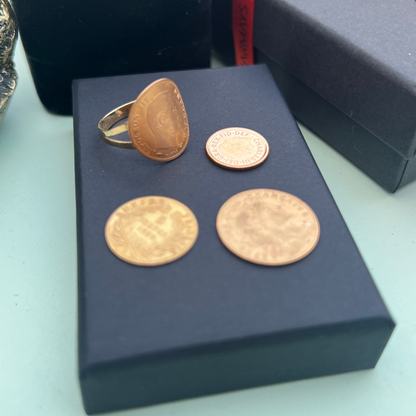 Bague avec pièce d’investissement Or 18k/22K