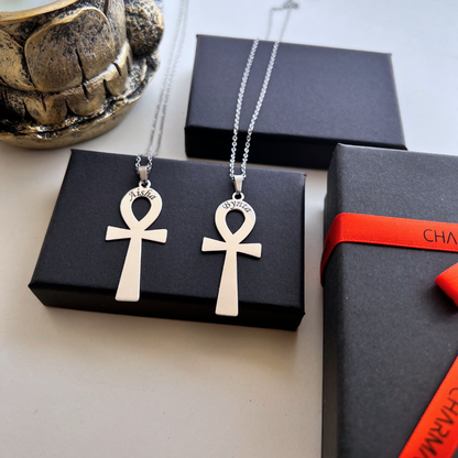Collier et Pendentif Ankh en Argent