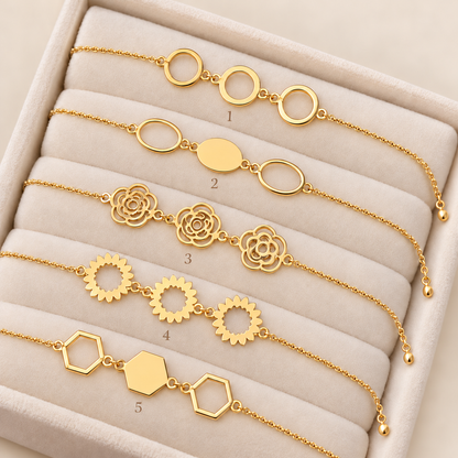 Bracelets Geo en Or 18K