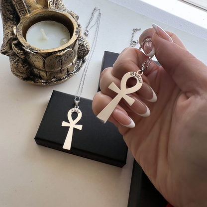 Collier et Pendentif Ankh en Argent