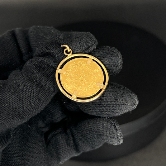Monture Cercle pour pièce d’investissement Napoléon 10 Francs ou 20 Francs