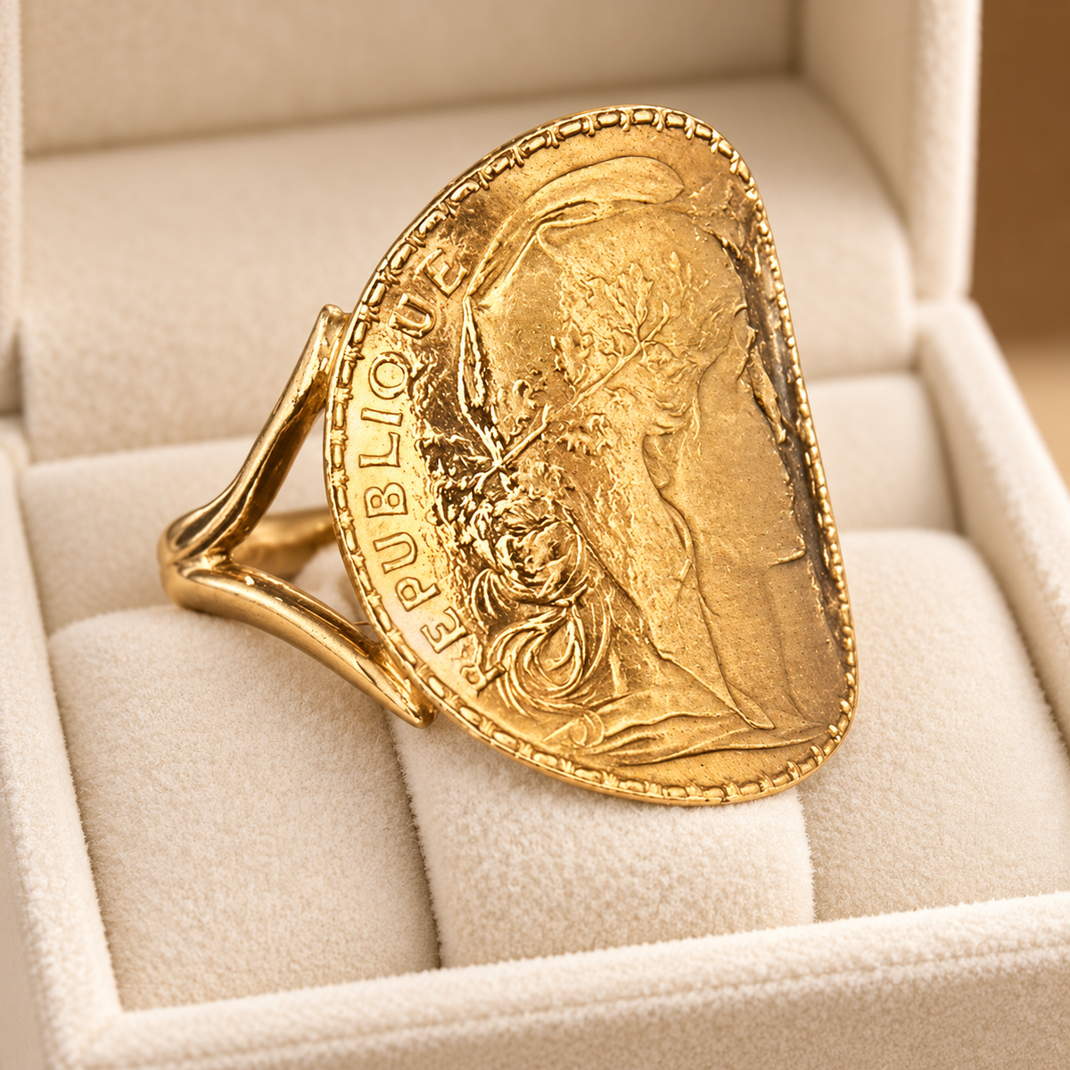 Bague Marianne Coq 20 Francs