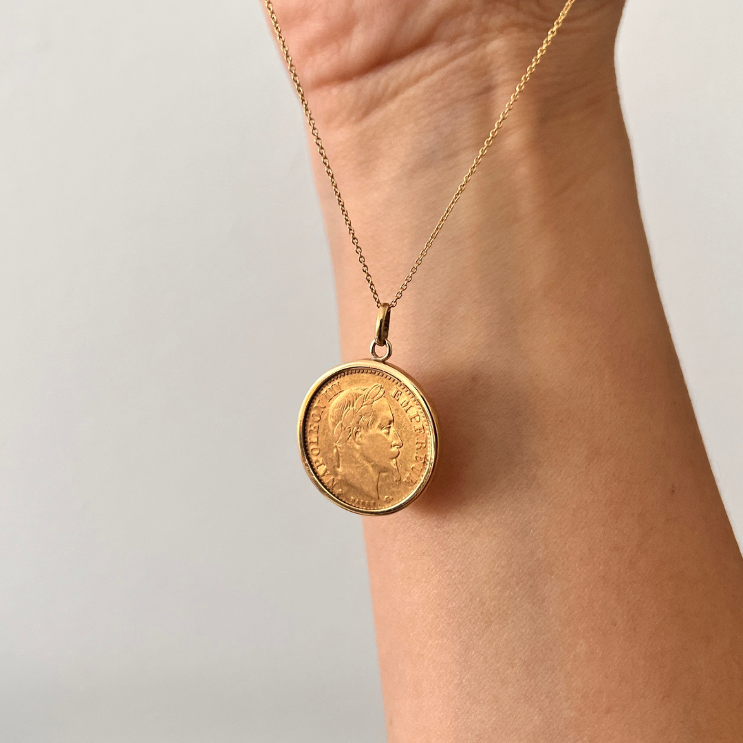 Pendentif pièce investissement et monture