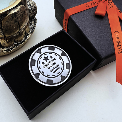 Jeton gravé Poker cache cartes