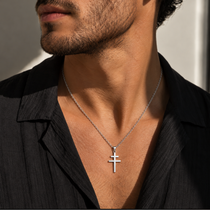 Collier avec croix de Lorraine