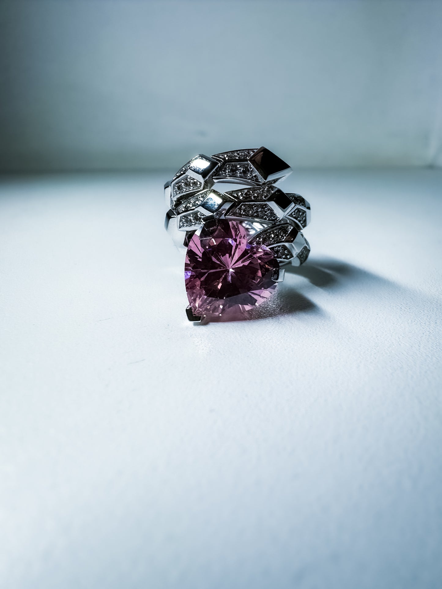 Bague Clara étincela en Or Blanc