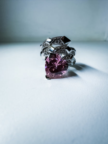 Bague Clara étincela en Or Blanc