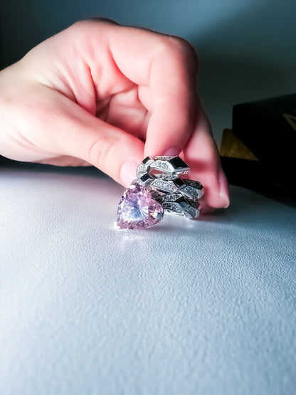 Bague Clara étincela en Or Blanc