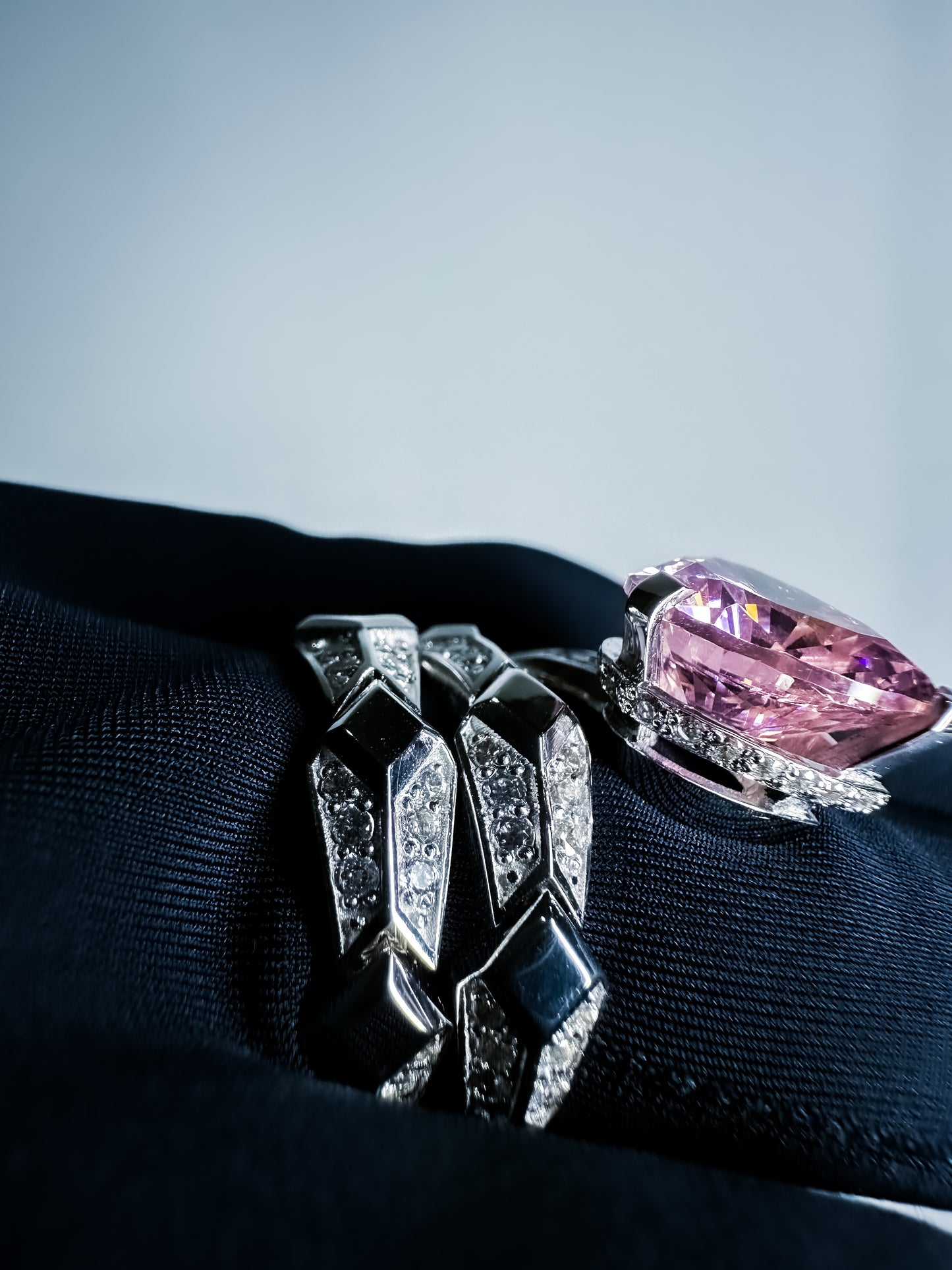 Bague Clara étincela en Or Blanc