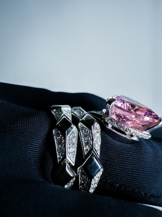 Bague Clara étincela en Or Blanc