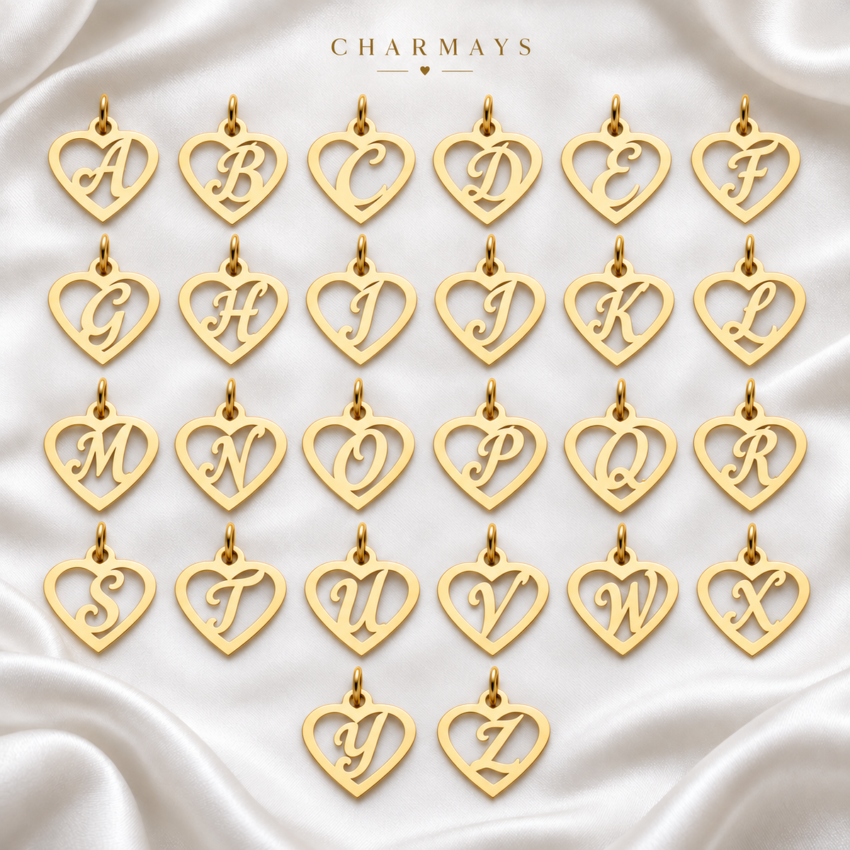 Pendentif initiale cœur Or jaune