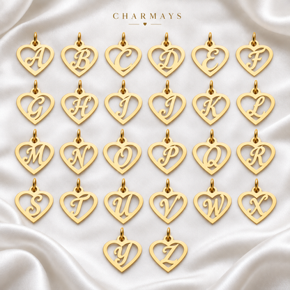 Pendentif initiale cœur Or jaune