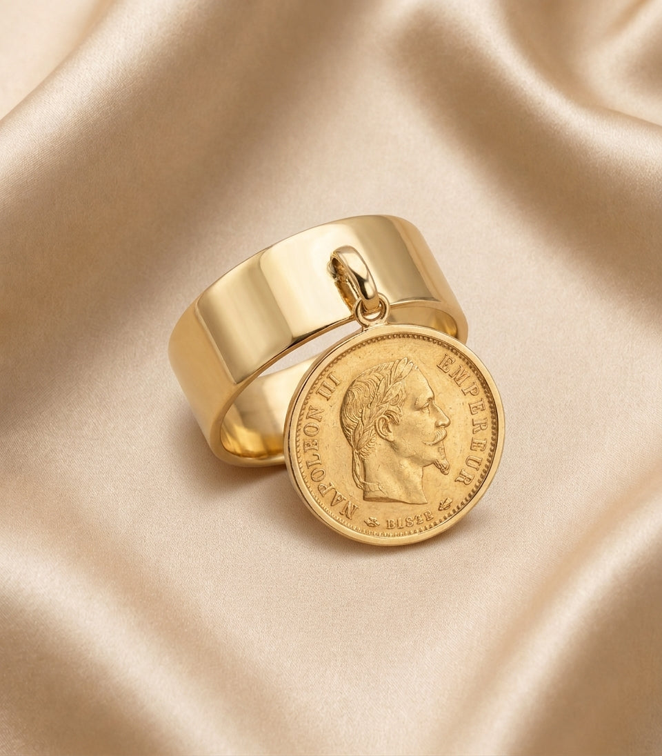 Bijou Charmays avec pièce d’or