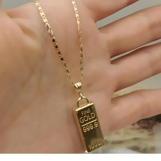 Collier Lingot Or 18K