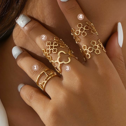 Bague Claire en Or Jaune 18K