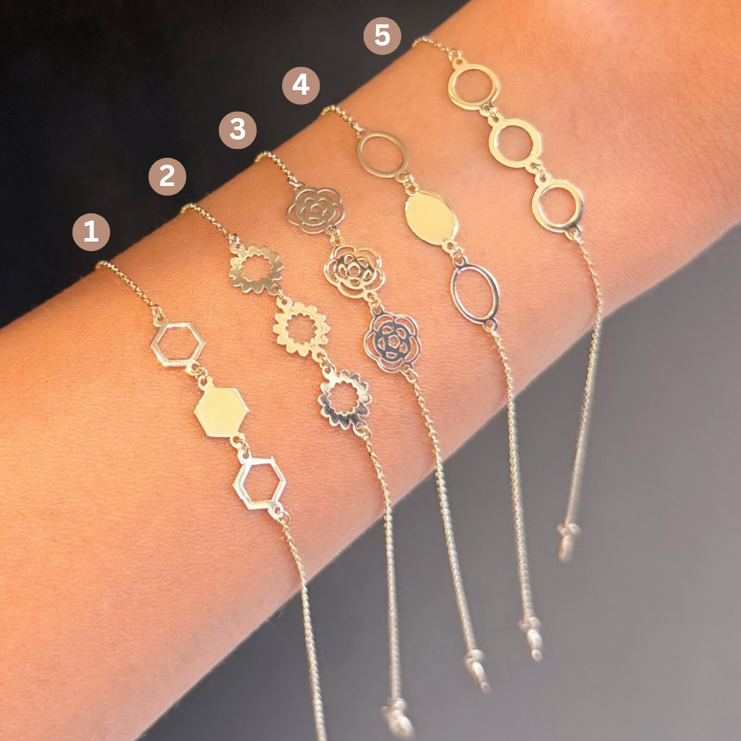 Bracelets Geo en Or 18K