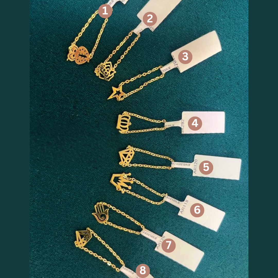 Bague chaine d'Or 18K