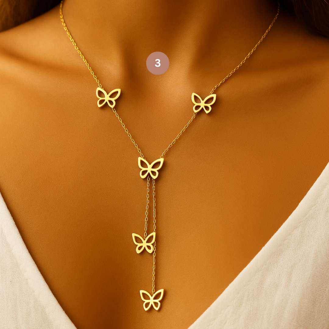 Collier motifs en Or 18K