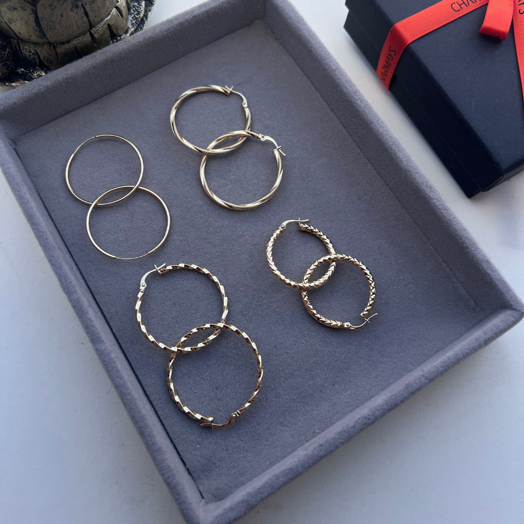 Boucles d'oreilles Gréoles en Or 18K